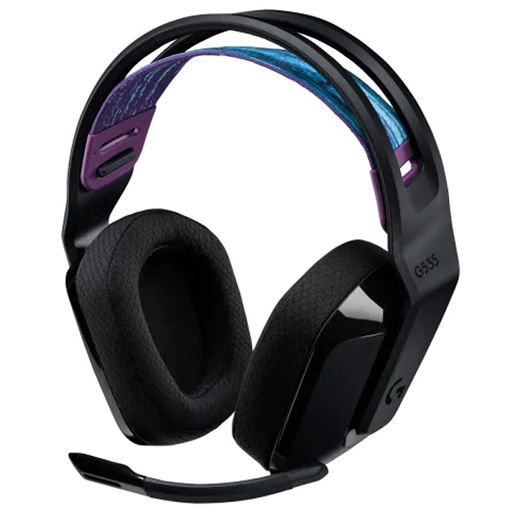 [981-000972] Logitech G535 Lightspeed Wireless Gaming Headset - Black