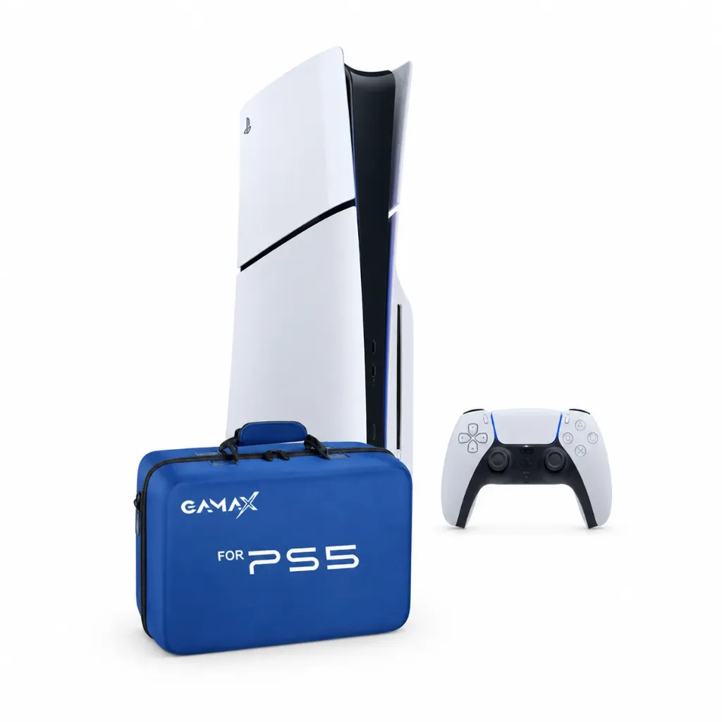Playstation 5 Slim Console Disk with Free Gamax Storage Bag