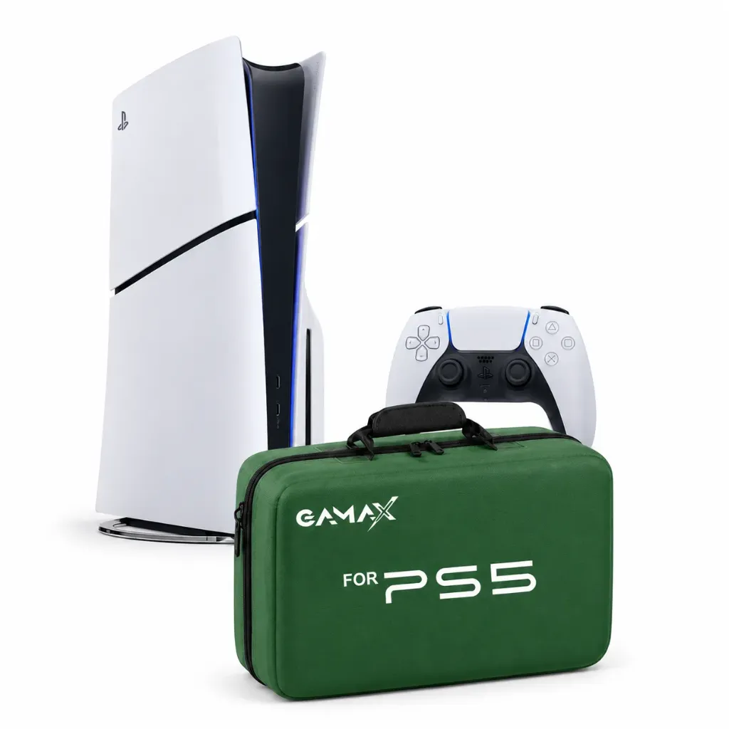 Playstation 5 Slim Console Disk with Free Gamax Storage Bag
