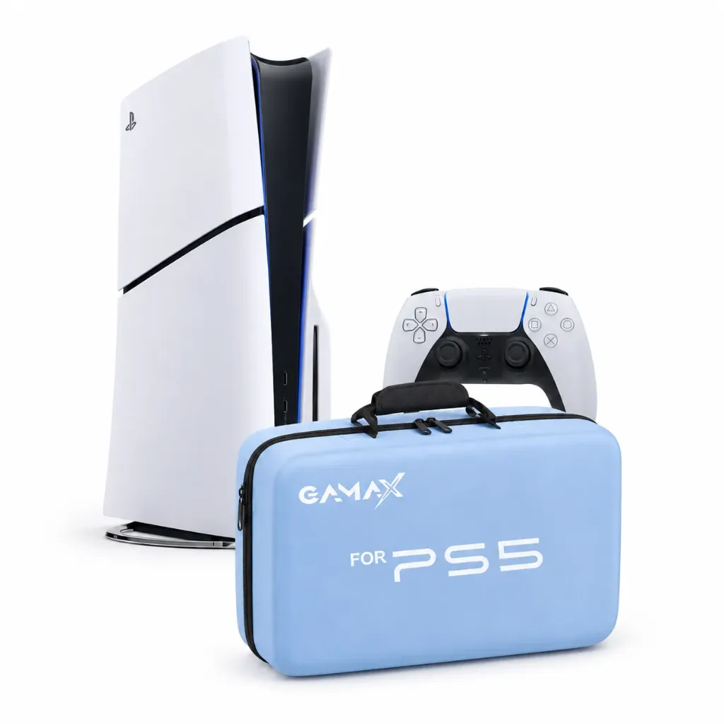 Playstation 5 Slim Console Disk with Free Gamax Storage Bag