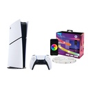 PlayStation 5 Slim Digital Edition + Govee RGBIC LED Strip Lights Bundle