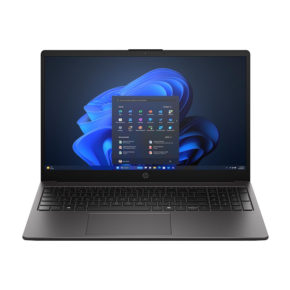 [D36CLAT] HP 250R G10 Laptop, Intel Core 7 150U Processor, 8GB RAM DDR5, 512GB SSD NVMe, Intel® Graphics Integrated, 15.6" FHD Display, Windows 11 Pro (License), Dark Ash Silver | D36CLAT