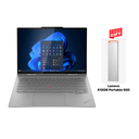 Lenovo ThinkPad X1 2-in-1 Gen 10 Aura Edition, Intel Core Ultra 7 255U Processor, 32GB RAM, 1TB NVMe SSD, Integrated Intel® Graphics, 14" WUXGA IPS Multi-touch Display, Backlit Keyboard, Windows 11 Pro License + Free Gift Lenovo 512GB Portable SSD
