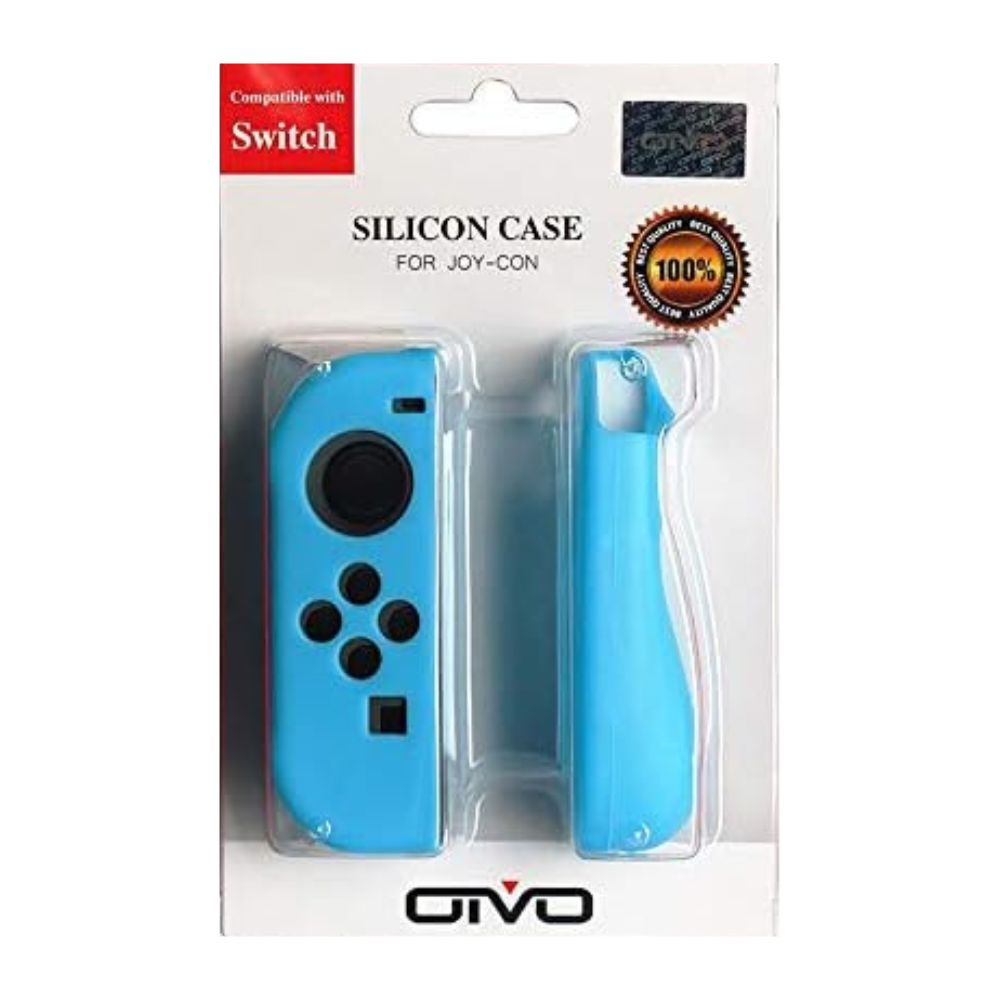 [62595] OIVO Controllers Console Silicone Case FOR Nintendo Switch - Blue