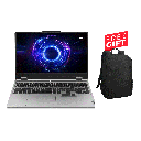 Lenovo Loq 15IRX9 Gaming Laptop, Intel Core i7-13650HX Processor, 16GB DDR5 RAM, 512GB NVMe Gen4 SSD, RTX 3050 6GB Graphics, 15.6" FHD IPS 144Hz Display, White Backlit Keyboard, Windows 11 Pro License, Luna Grey + Free Gift Lenovo Laptop Bag