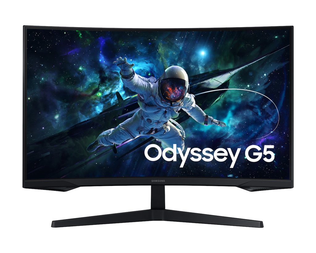 [508921] Samsung Odyssey G5 G55C 32" QHD(2560 x 1440), 165Hz Refresh Rate, 1Ms Response Time, Eye Saver Mode Curved Gaming Monitor - Black LS32CG552EMXUE