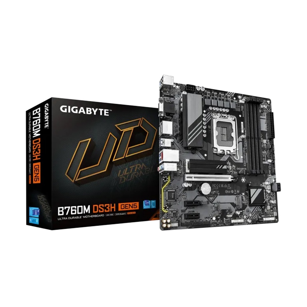 [B760M] GigaByte Intel B760M DS3H AX WIFI DDR5 MotherBoard