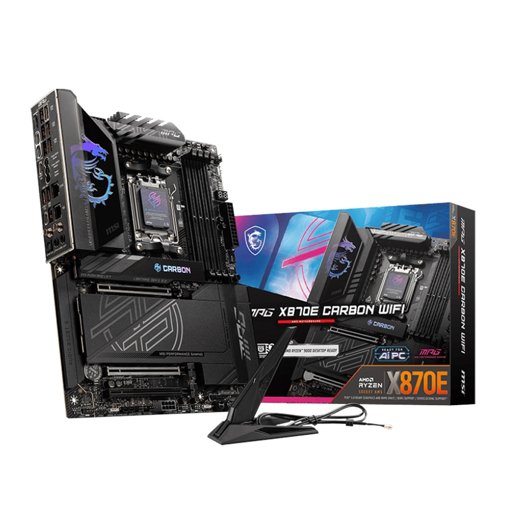[911-7E49-017] MSI AMD MPG X870E Carbon WIFI DDR5 Gaming MotherBoard
