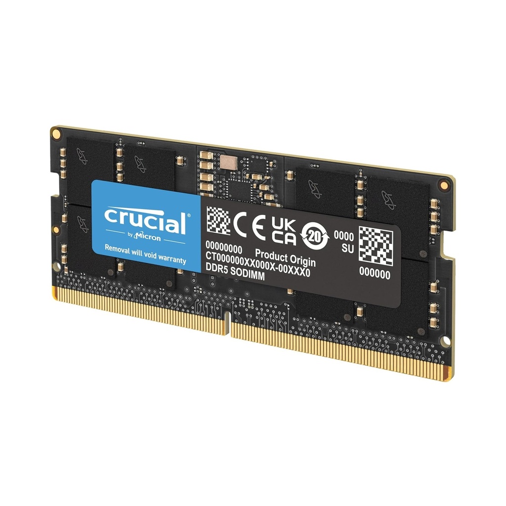 [CT8G48C40S5] Crucial 8GB DDR5 4800MHz CL40 Laptop Memory