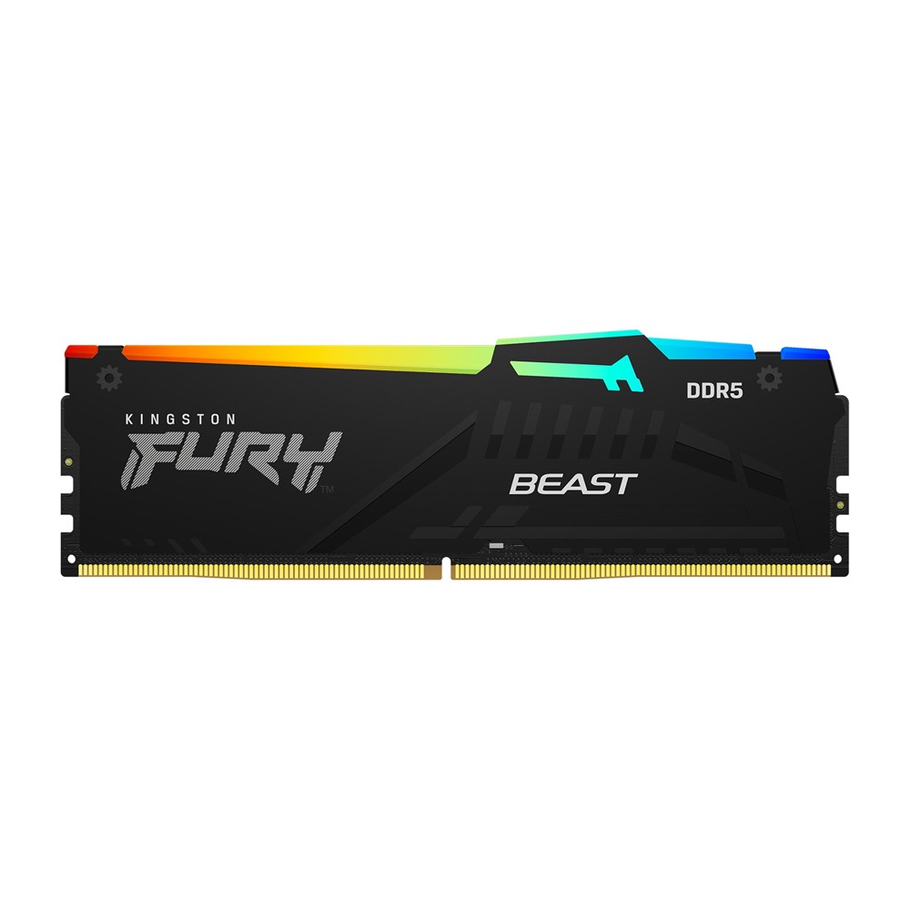 [1X32KF560C36BBEAK-32] Kingston Fury Beast RGB 32GB (1 KIT 32GB) DDR5 6000MT/s CL36 Memory Kit