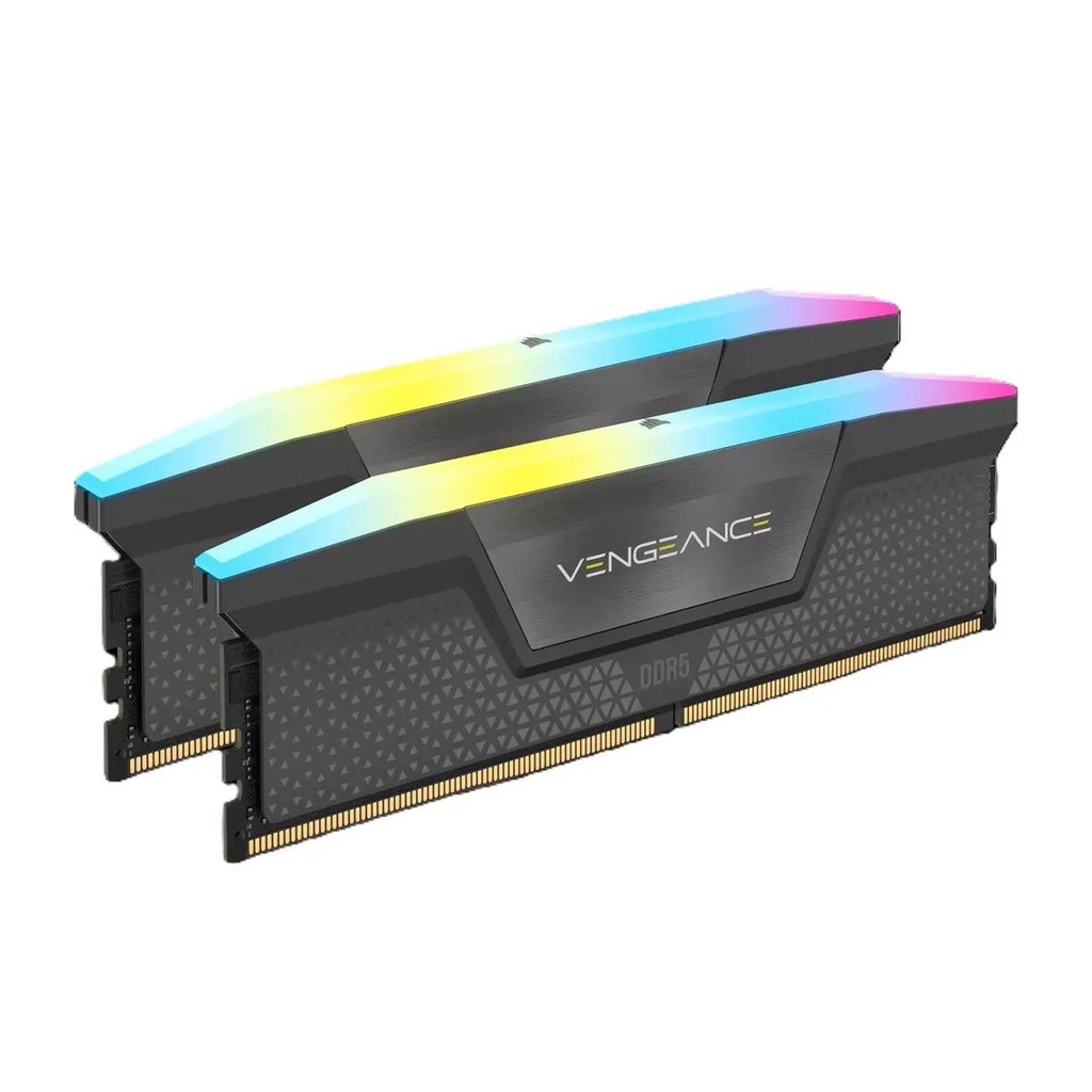 [CMH32GX5M2F6000Z36] Corsair Vengeance RGB 32GB (2x16GB) DDR5 6000MHz C36 Memory Kit -Black
