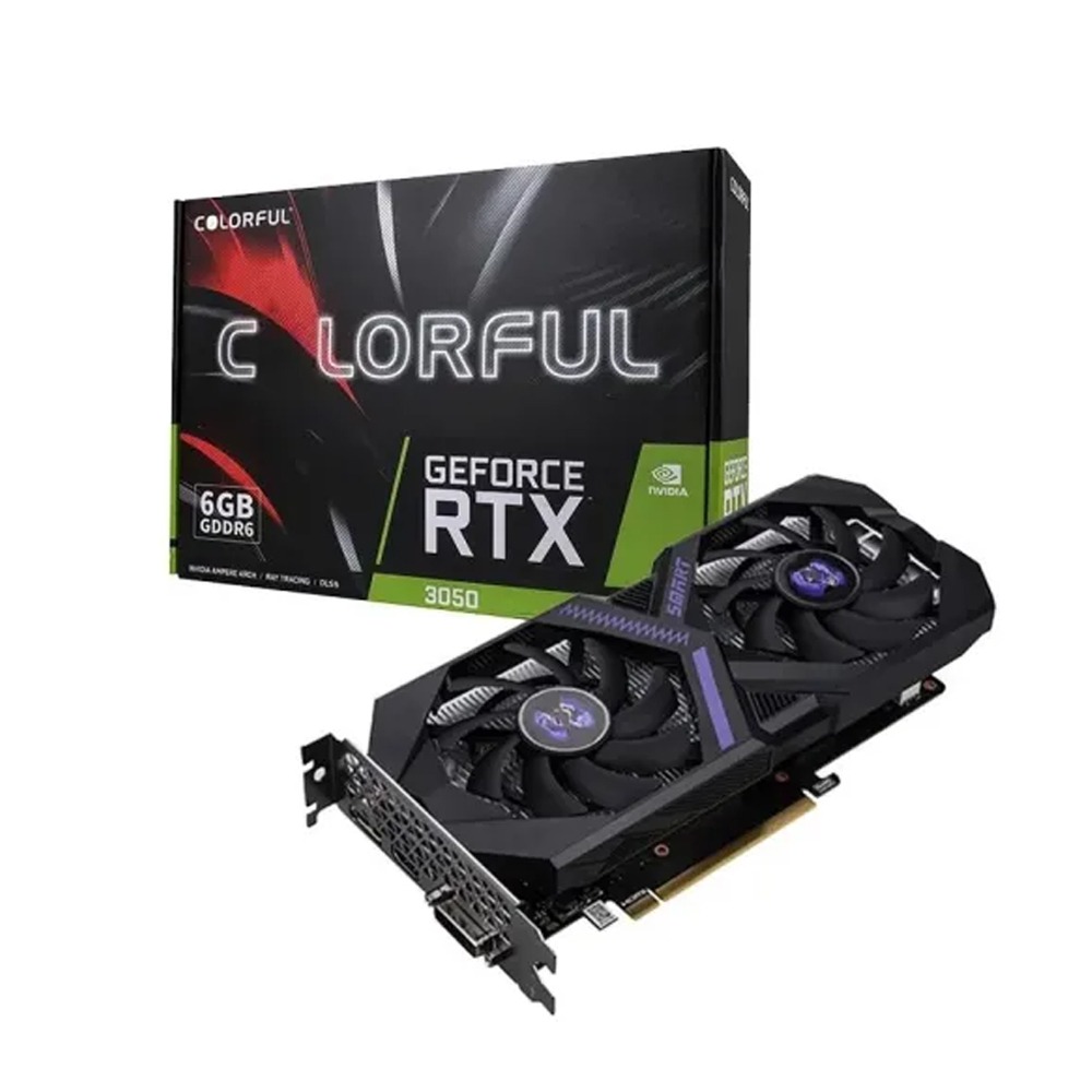 [6970417593232] Colorful GeForce RTX 3050 6GB V4-V GDDR6 Graphics Card