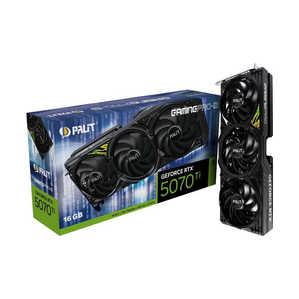 [NE7507T019T2-GB2031U] Palit GamingPro-S Geforce RTX 5070Ti 16GB GDDR7 Graphic Card
