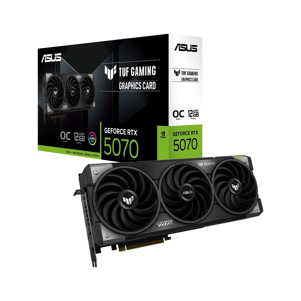 [90YV0LZ0-M0NA00] ASUS TUF Gaming GeForce RTX™ 5070 12GB GDDR7 OC Edition Graphic Card