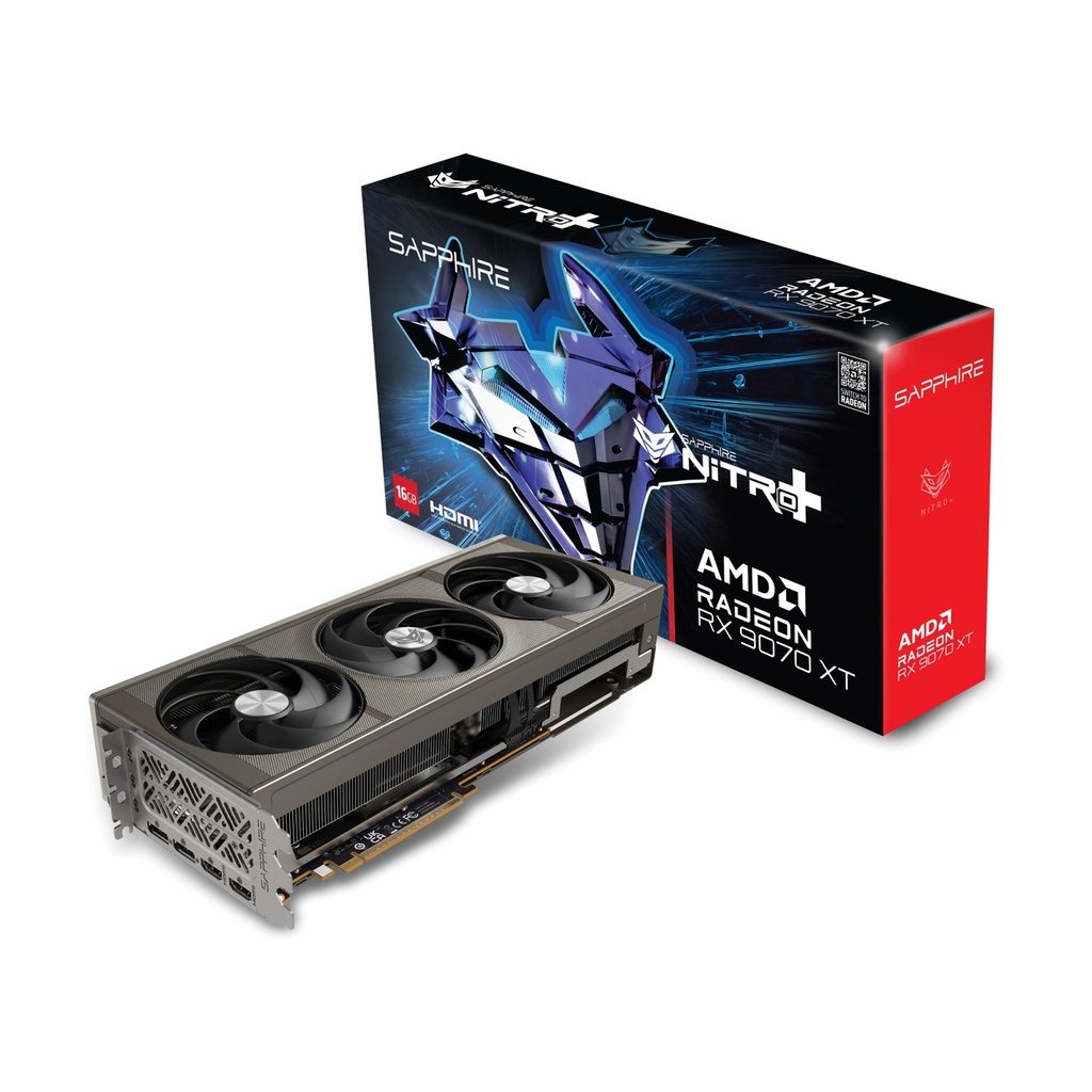 [S88-1E489-310SA] Sapphire Nitro Plus AMD Radeon RX 9070 XT 16GB OC Graphic Card