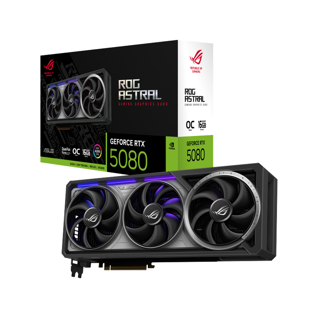 [90YV0LV0-M0NA00] ASUS ROG Astral GeForce RTX™ 5080 16GB GDDR7 OC Edition Graphic Card