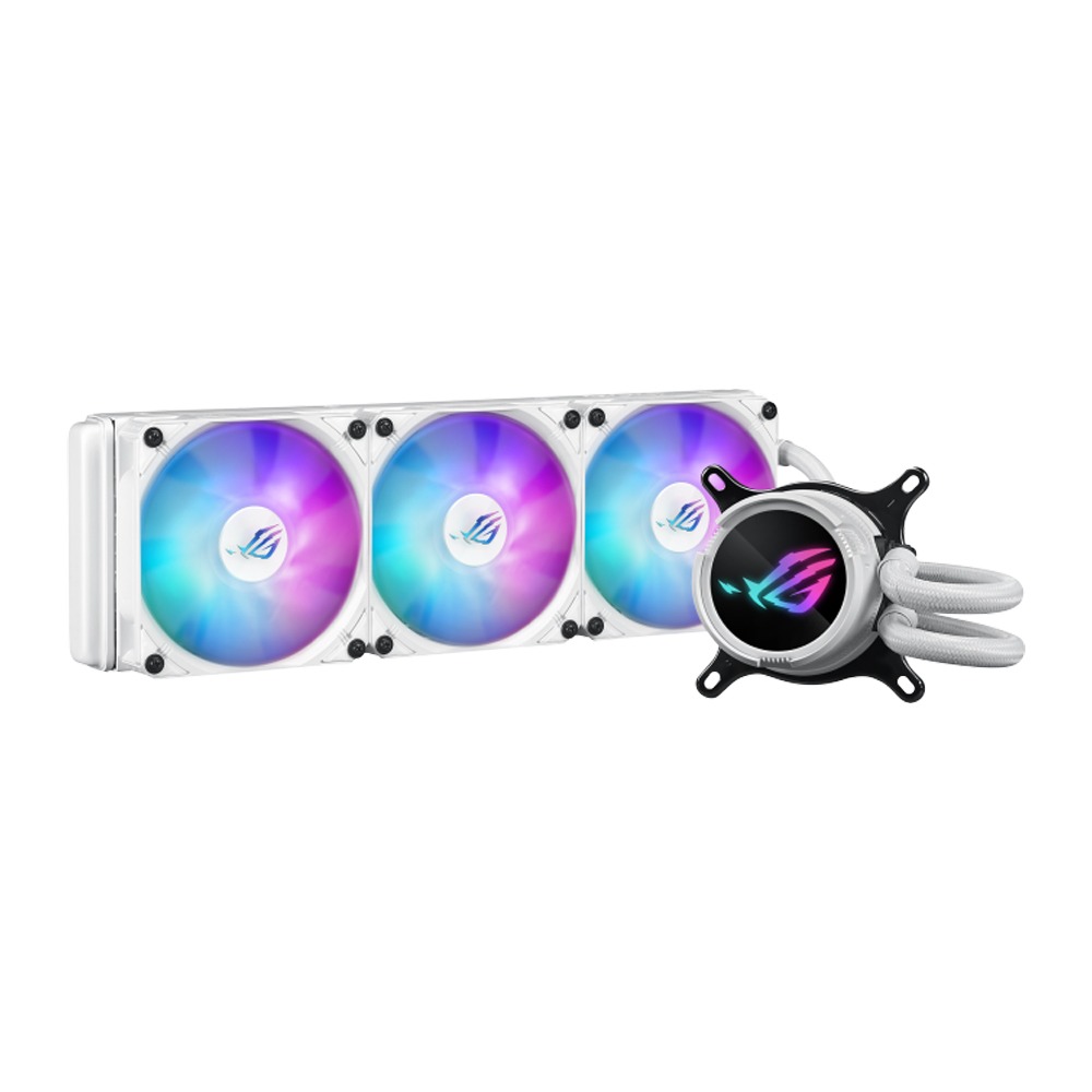 [90RC00T2-M0UAY0] Asus Rog Strix LC III 360 ARGB CPU Liquid Cooler - White
