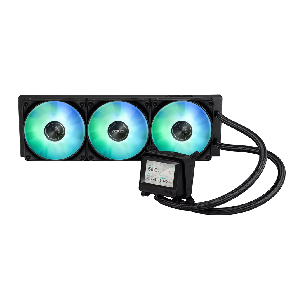 [90RC01G1-B0EAY0] Asus MAX Gaming LC 360 ARGB LCD CPU iquid Cooler - Black